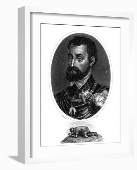 Charles V, King of Spain and Holy Roman Emperor-J Chapman-Framed Giclee Print