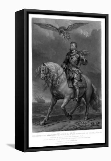 Charles V, King of Spain and Holy Roman Emperor-Richard Earlom-Framed Stretched Canvas