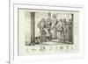 Charles V of France Offering Bertrand Duguesclin the Sword of Constable of France-null-Framed Giclee Print