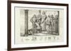 Charles V of France Offering Bertrand Duguesclin the Sword of Constable of France-null-Framed Giclee Print