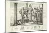 Charles V of France Offering Bertrand Duguesclin the Sword of Constable of France-null-Mounted Giclee Print