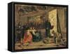 Charles V Picking Up Titian's Brush-Modesto Faustini-Framed Stretched Canvas