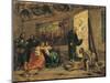 Charles V Picking Up Titian's Brush-Modesto Faustini-Mounted Giclee Print