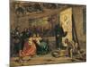Charles V Picking Up Titian's Brush-Modesto Faustini-Mounted Giclee Print
