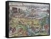 Charles V's Army Against Tunis, 1535-Franz Hogenberg-Framed Stretched Canvas