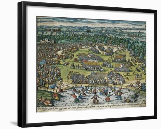 Charles V's Army Against Tunis, 1535-Franz Hogenberg-Framed Giclee Print