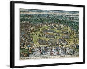 Charles V's Army Against Tunis, 1535-Franz Hogenberg-Framed Giclee Print