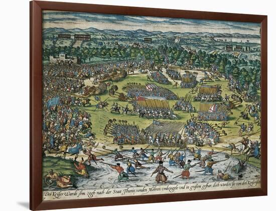 Charles V's Army Against Tunis, 1535-Franz Hogenberg-Framed Giclee Print