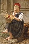 The Apple Girl-Charles-victor Thirion-Stretched Canvas