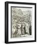 Charles VII Entering Rouen in 1450, Engraving from Chronicles of Enguerrand De Monstrelet-null-Framed Giclee Print