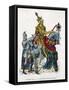 Charles VII, King of France, on Horseback in Full Armour, 15th Century (1882-188)-Gautier-Framed Stretched Canvas