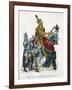 Charles VII, King of France, on Horseback in Full Armour, 15th Century (1882-188)-Gautier-Framed Giclee Print