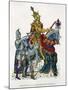 Charles VII, King of France, on Horseback in Full Armour, 15th Century (1882-188)-Gautier-Mounted Giclee Print