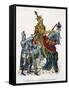 Charles VII, King of France, on Horseback in Full Armour, 15th Century (1882-188)-Gautier-Framed Stretched Canvas