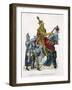 Charles VII, King of France, on Horseback in Full Armour, 15th Century (1882-188)-Gautier-Framed Giclee Print