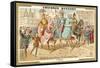 Charles VII of France and Joan of Arc Entering Paris-null-Framed Stretched Canvas