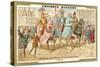 Charles VII of France and Joan of Arc Entering Paris-null-Stretched Canvas