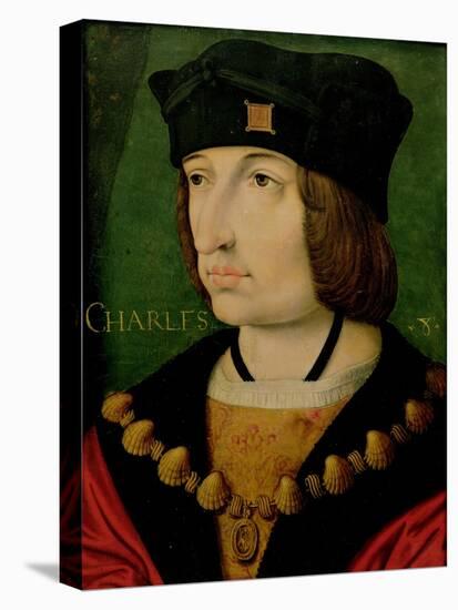 Charles VIII (1470-98) King of France-Jean Bourdichon-Stretched Canvas