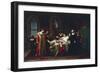 Charles VIII Meeting with Dying Gian Galeazzo Sforza in Pavia, 1494-Pelagio Palagi-Framed Giclee Print