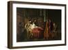 Charles VIII Visits Gian Galeazzo Sforza at Pavia in 1494, 1816-1818-Pelagio Palagi-Framed Giclee Print