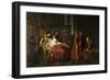 Charles VIII Visits Gian Galeazzo Sforza at Pavia in 1494, 1816-1818-Pelagio Palagi-Framed Giclee Print