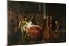 Charles VIII Visits Gian Galeazzo Sforza at Pavia in 1494, 1816-1818-Pelagio Palagi-Mounted Giclee Print