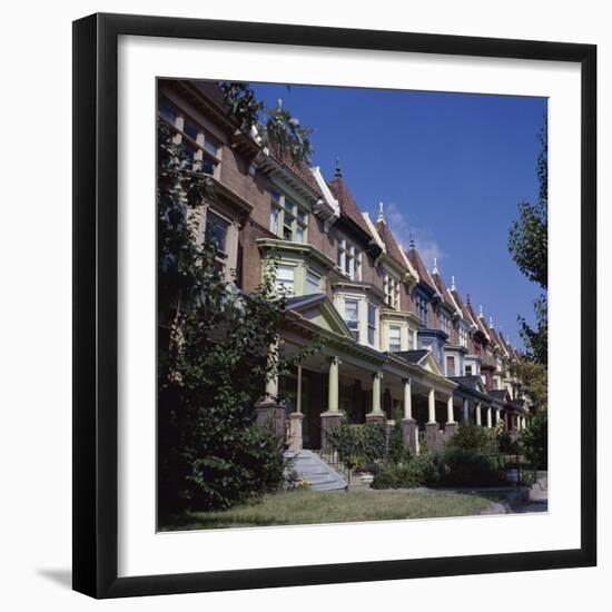 Charles Village Baltimore, Maryland, USA-null-Framed Photographic Print