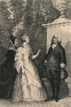 Queen Marie Antoinette and Mirabeau, C1832-Charles W Sharpe-Stretched Canvas