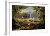 Charles Waterton Capturing a Cayman, 1825-26-Captain Edward Jones-Framed Giclee Print