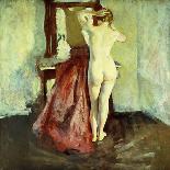 Refining Oil, C.1910 (Oil on Canvas)-Charles Webster Hawthorne-Giclee Print