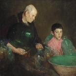 Refining Oil, C.1910 (Oil on Canvas)-Charles Webster Hawthorne-Giclee Print