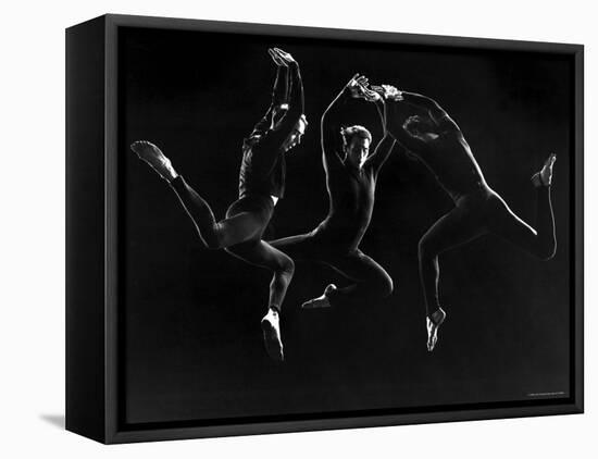 Charles Weidman, Jose Limon and Lee Sherman Dancing Centaurs at Gjon Mili's Studio-Gjon Mili-Framed Stretched Canvas