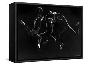 Charles Weidman, Jose Limon and Lee Sherman Dancing Centaurs at Gjon Mili's Studio-Gjon Mili-Framed Stretched Canvas