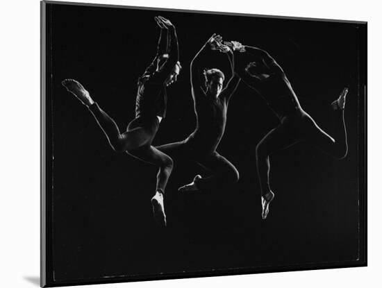 Charles Weidman, Jose Limon and Lee Sherman Dancing "Centaurs" at Gjon Mili's Studio-Gjon Mili-Mounted Premium Photographic Print