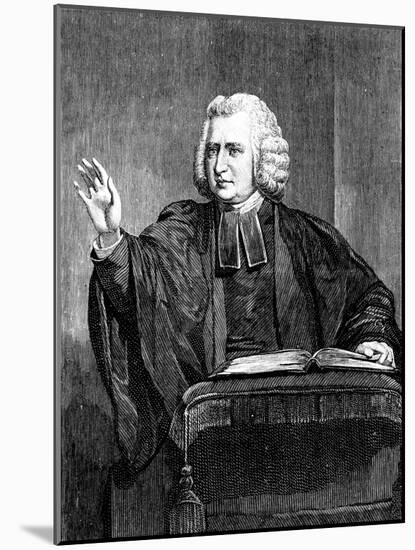 Charles Wesley, 18th Century English Preacher and Hymn Writer-William Hamilton-Mounted Giclee Print