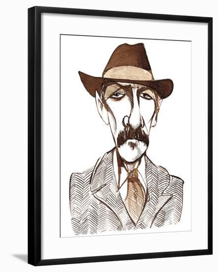 Charles Widor, French composer, organist, and teacher, caricature-Neale Osborne-Framed Giclee Print