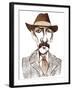 Charles Widor, French composer, organist, and teacher, caricature-Neale Osborne-Framed Giclee Print