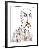 Charles Widor, French composer, organist, and teacher, caricature-Neale Osborne-Framed Giclee Print