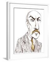 Charles Widor, French composer, organist, and teacher, caricature-Neale Osborne-Framed Giclee Print