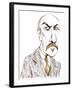 Charles Widor, French composer, organist, and teacher, caricature-Neale Osborne-Framed Giclee Print