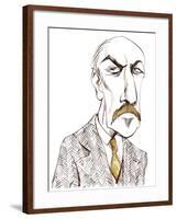 Charles Widor, French composer, organist, and teacher, caricature-Neale Osborne-Framed Giclee Print