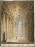 Interior View of the Egyptian Hall, Mansion House, City of London, 1820-Charles Wild-Framed Giclee Print