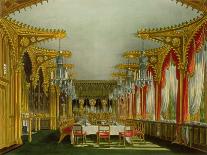 Interior View of the Egyptian Hall, Mansion House, City of London, 1820-Charles Wild-Framed Giclee Print