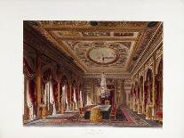 The Great Staircase at Kensington Palace from Pyne's Royal Residences, Engraved by Richard Reeve-Charles Wild-Giclee Print