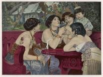 Much to His Distress Gulliver is Admired by the Ladies of the Country-Charles Wilda-Art Print