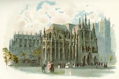 Westminster Abbey in the 19th Century-Charles Wilkinson-Framed Giclee Print