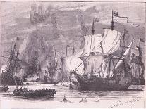 The British Navy Abroad-Charles William Wyllie-Giclee Print