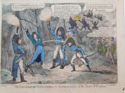 The Cold-Blooded Murderer or the Assassination of the Duke D'Enghein, 1804