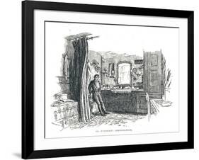 Charles Wyndham Dressing Room over Looking Piccadilly at the Criterion Theatre, 1891-null-Framed Giclee Print