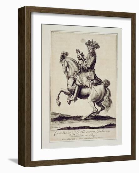 Charles Xi-Pieter Stevens or Stephani-Framed Giclee Print